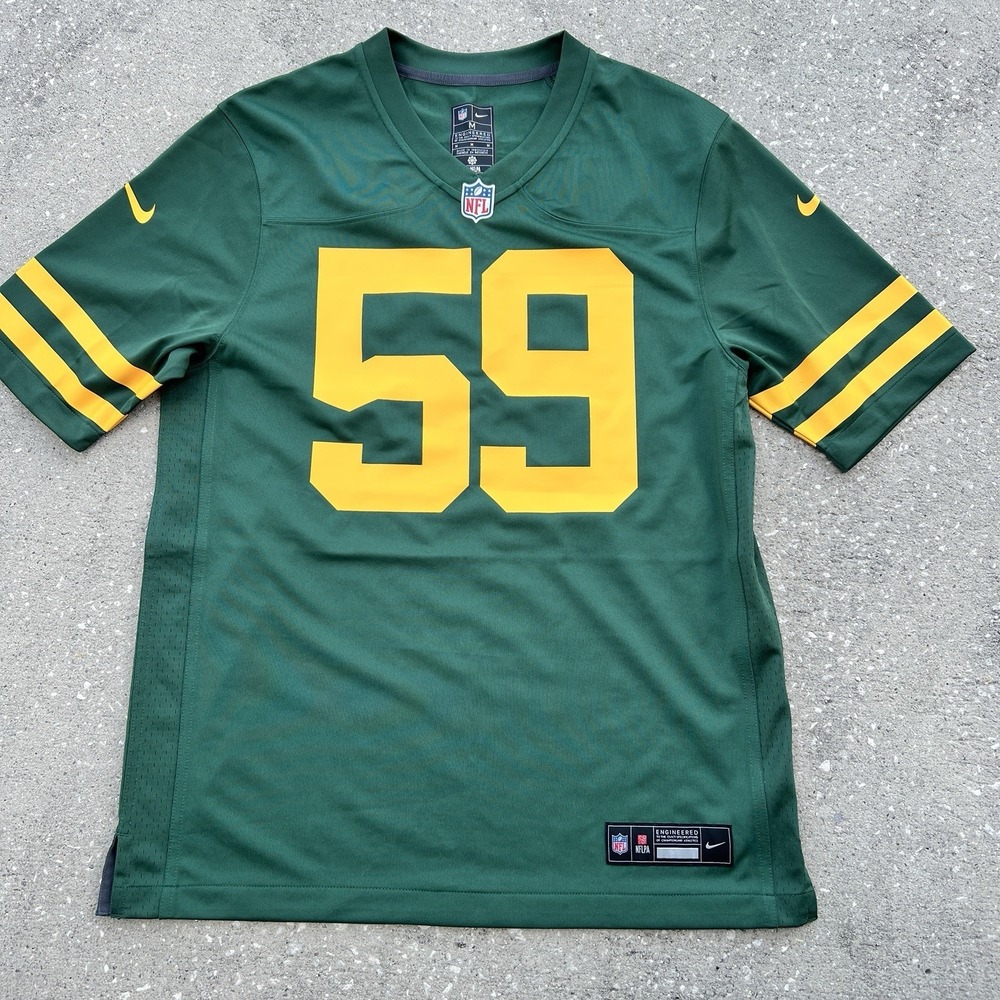Green Bay‎ Packers De'Vondre Campbell #59 Nike on Field Green Jersey Men's M